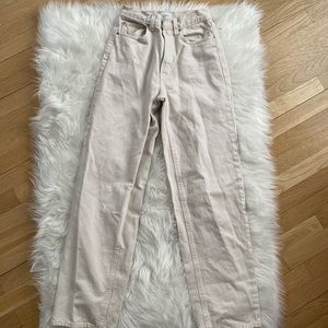 BDG urban outfitters cream jeans